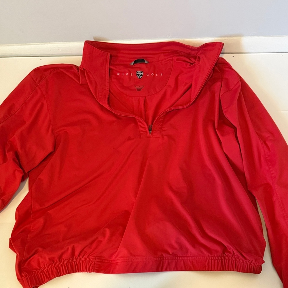 Nike Golf Red Half-Zip Jacket